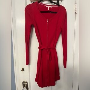 Victoria's Secret Valentine’s Red Long Sleeve Sweater Cashmere Cotton Dress